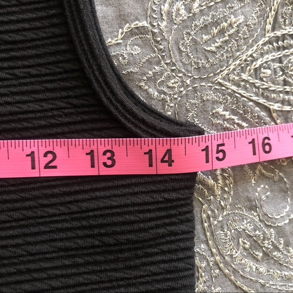 G by Guess Black Knit Ribbed One Shoulder Minidress - Picture 6 of 8